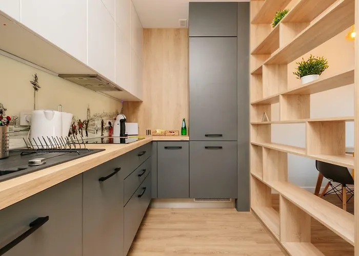 Stare Bielany 2-bedroom Apartmán Varšava